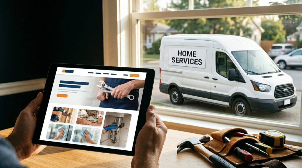 Home Service Website Design