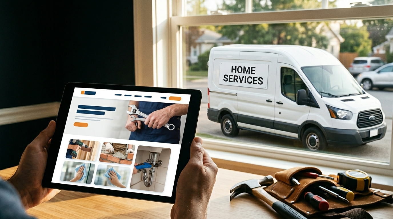 Home Service Website Design